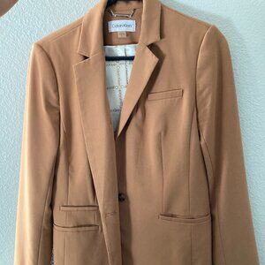 Calvin Klein Tan Blazer like new, size 8